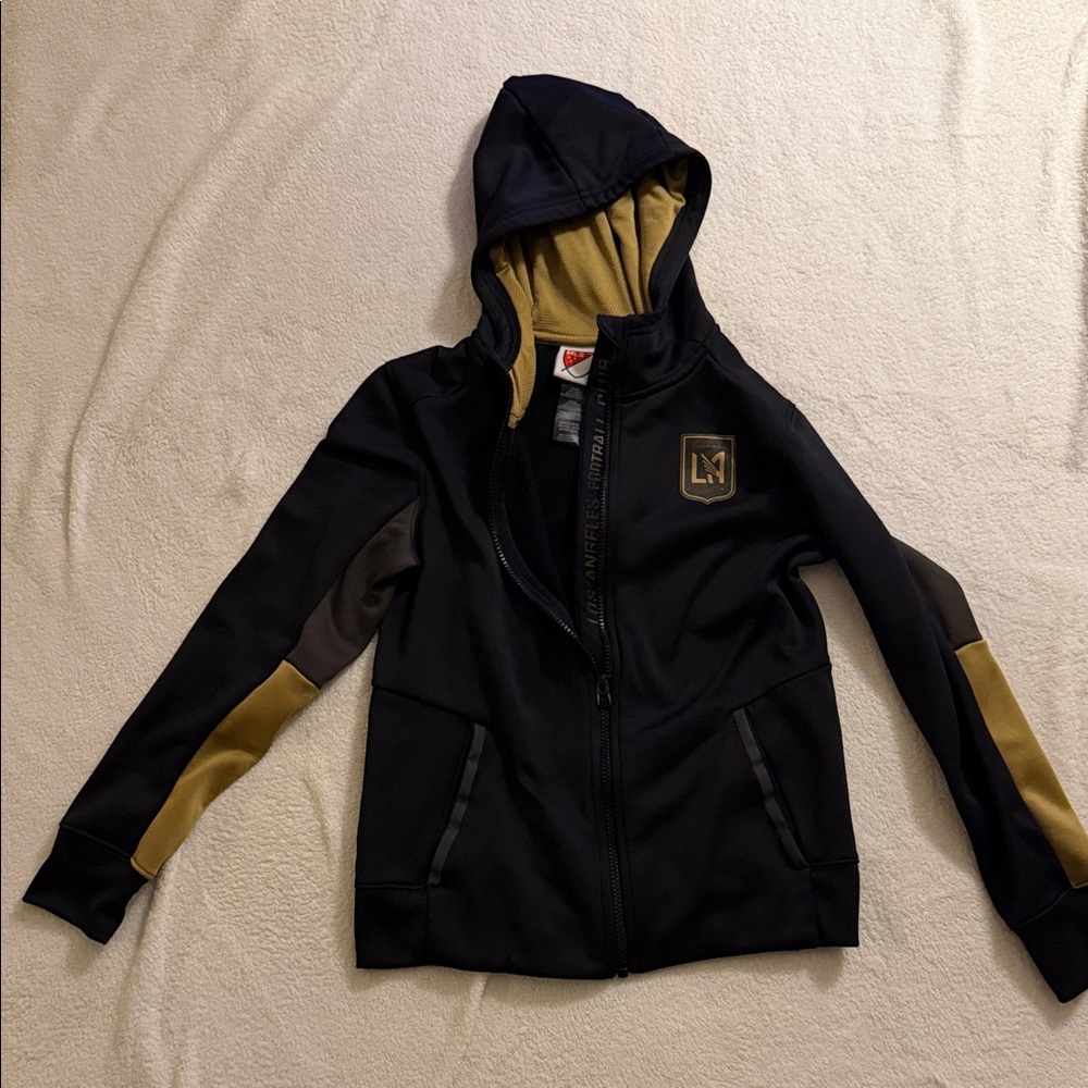 LAFC Black and Gold Hooded Jacket